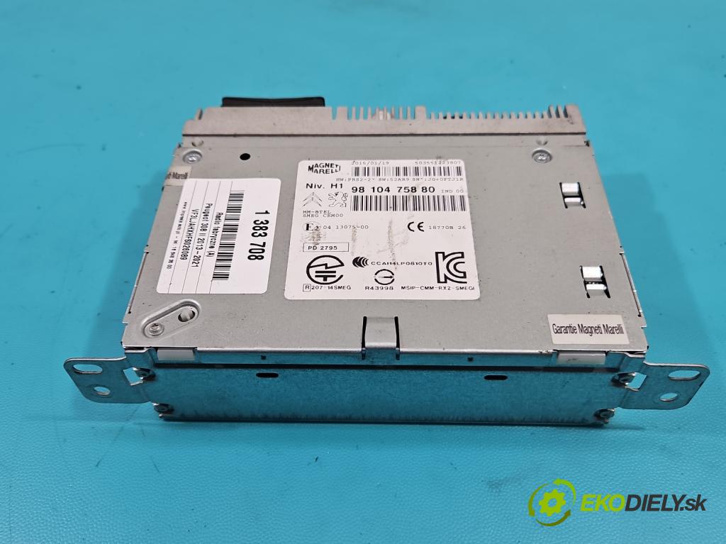 Peugeot 308 II 2013-2021 2.0 e-hdi 150 HP manual 110 kW 1997 cm3 5- Radio originál 9810475880