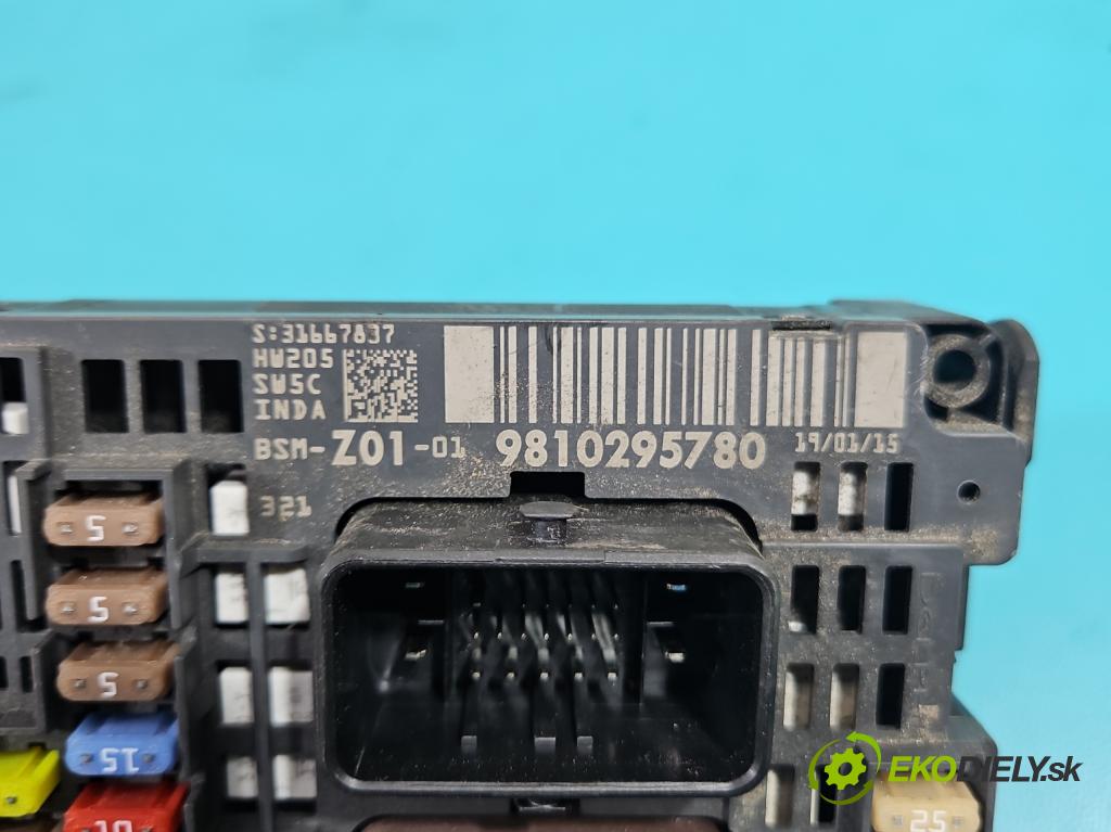 Peugeot 308 II 2013-2021 2.0 e-hdi 150 hp manual 110 kW 1997 cm3 5- skříňka pojistková 9810295780 (Pojistkové skříňky)