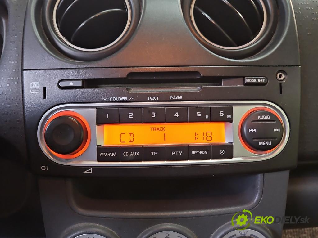 Mitsubishi Colt Z30 VI 2004-2012 1.1 12V 75 HP manual 55 kW 1124 cm3 3- Radio originál MZ314167