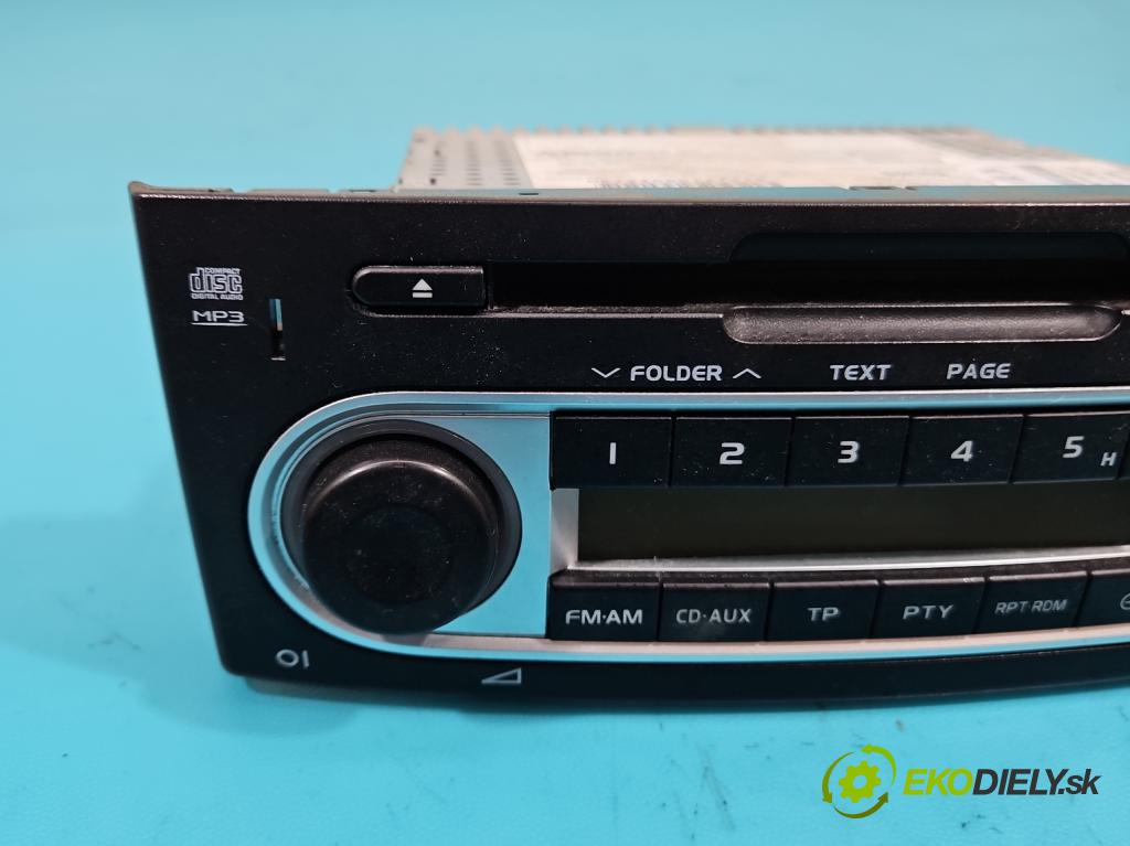 Mitsubishi Colt Z30 VI 2004-2012 1.1 12V 75 HP manual 55 kW 1124 cm3 3- Radio originál MZ314167