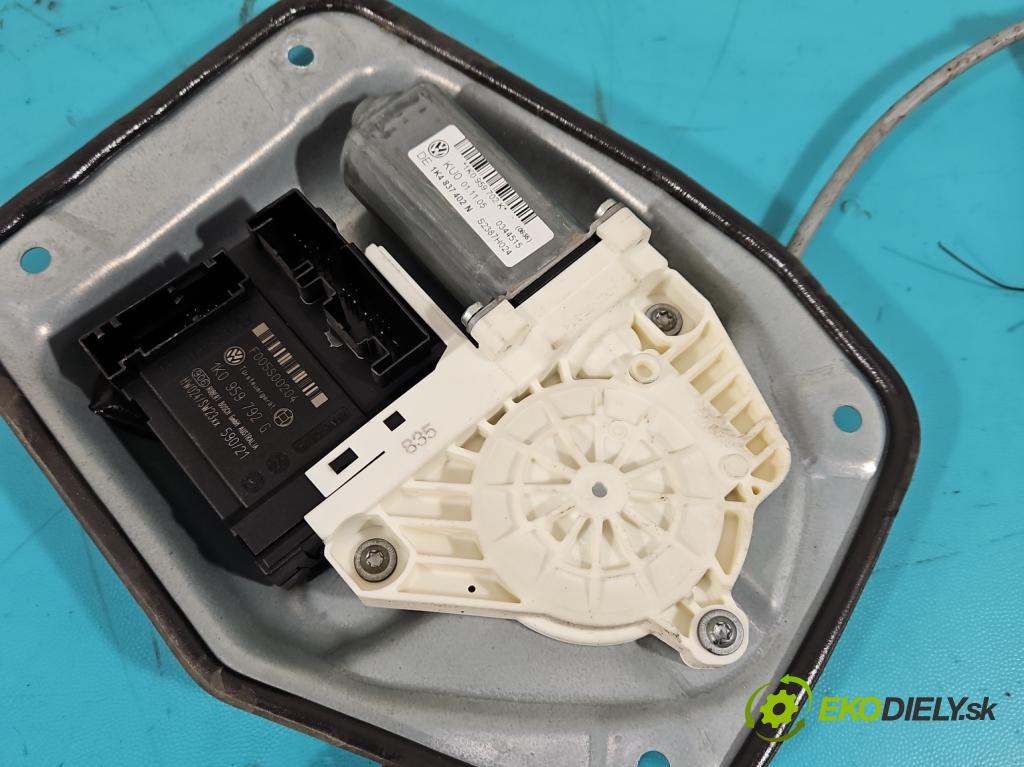 Vw Golf V 2003-2009 1.6 SR 102 HP manual 75 kW 1595 cm3 5- mechanizmus okna predné pravý 1K0959702K