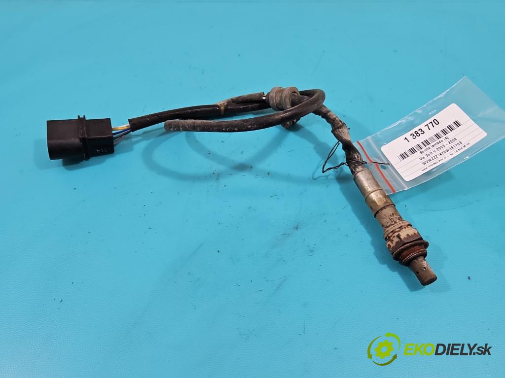 Vw Golf V 2003-2009 1.6 SR 102 HP manual 75 kW 1595 cm3 5- Sonda lambda 06A906262BR (Lambda sondy)