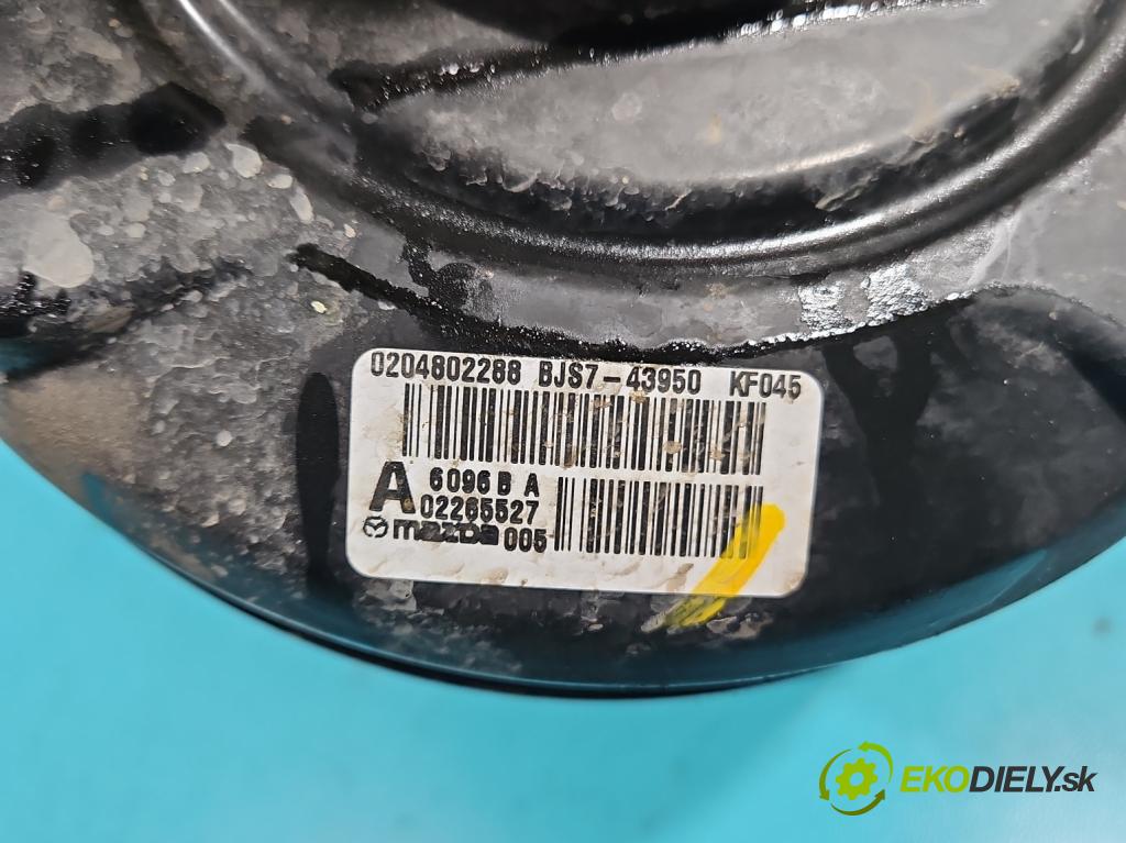 Mazda 3 III BM 2013-2018 2.0 16V 155 HP manual 114 kW 1998 cm3 4- servo brzdové 02048702288