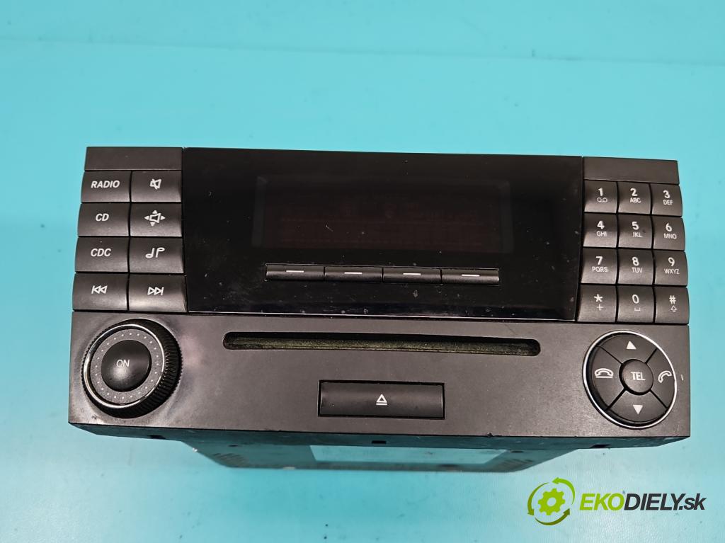 Mercedes E W211 2002-2009 3.2 cdi 204 HP automatic 150 kW 3222 cm3 5- Radio originál A2118702189