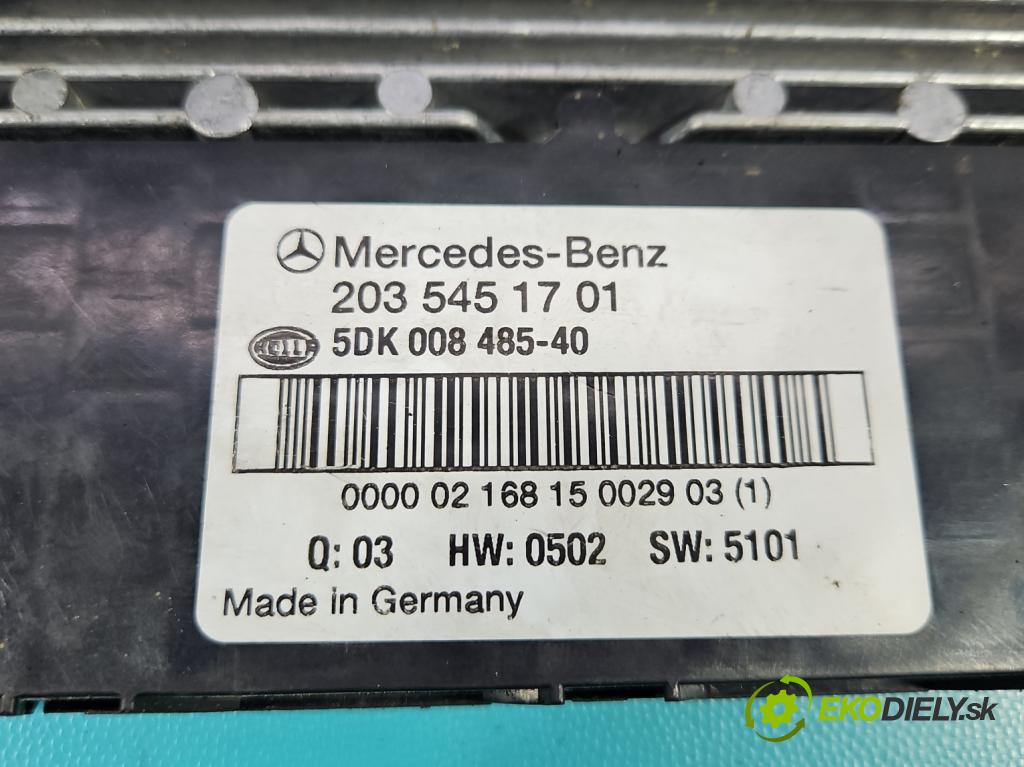 Mercedes C W203 2000-2007 2,2.0 cdi 143 hp manual 105 kW 2148 cm3 4- skříňka pojistková 2035451701 (Pojistkové skříňky)