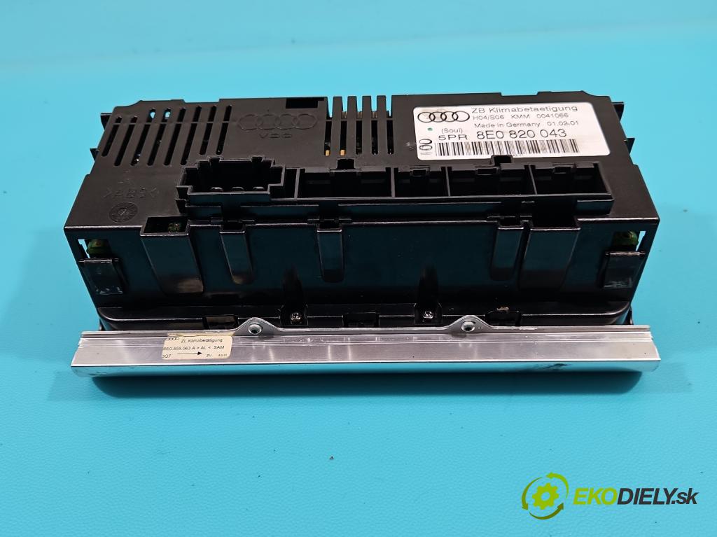 Audi A4 B6 2000-2004 2.0 20V 131 HP automatic 96 kW 1984 cm3 4- panel kúrenia 8E0820043