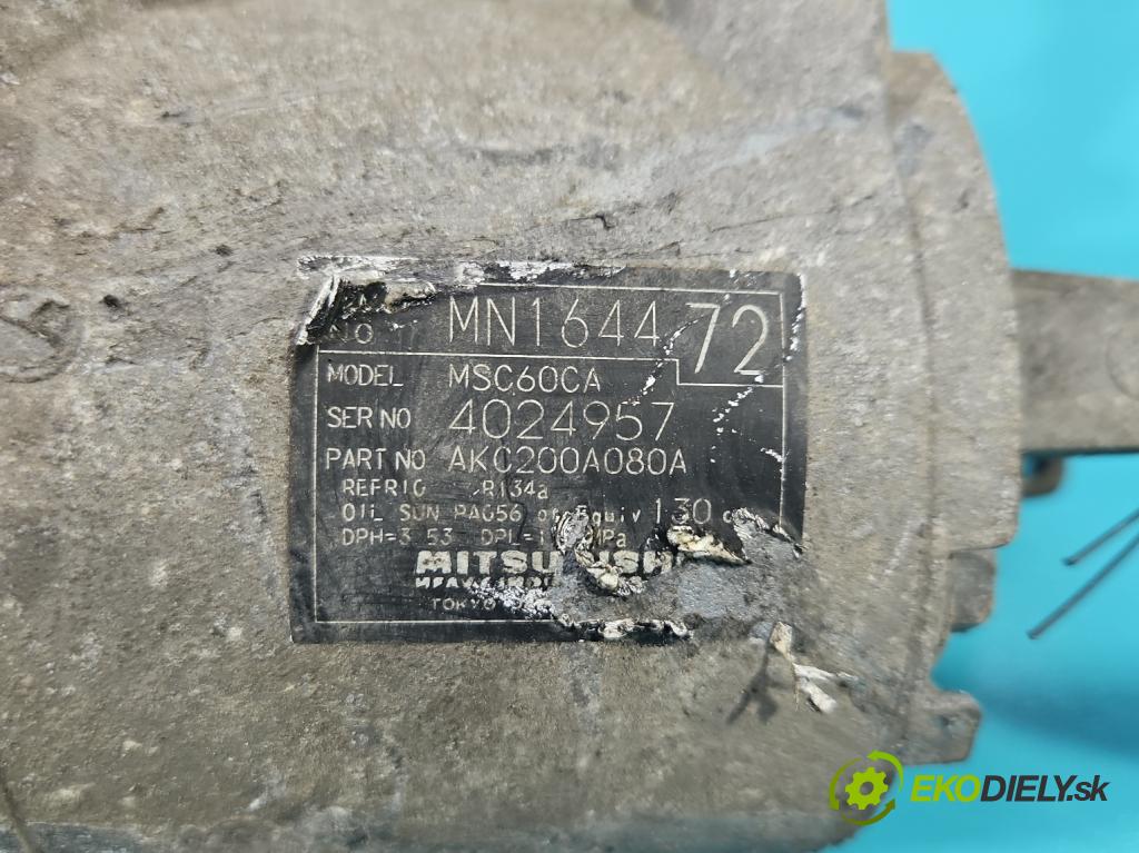 Mitsubishi Colt Z30 VI 2004-2012 1.1 12V 75 hp manual 55 kW 1124 cm3 3- Kompresor: klíma MN164472 (Kompresory)