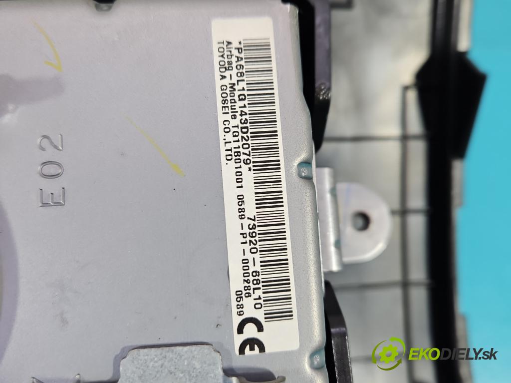 Suzuki Swift Mk7 2010-2017 1.2 16V 94 HP manual 69 kW 1242 cm3 5- airbag vzduch: spolujezdce: 73920-68L10 (Airbag)