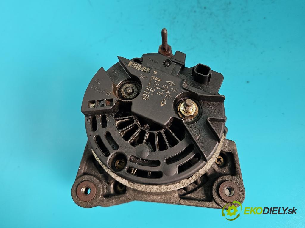 Renault Modus 1.5 dci 86 HP manual 63 kW 1461 cm3 5- Alternator 8200390675 (Alternátory)