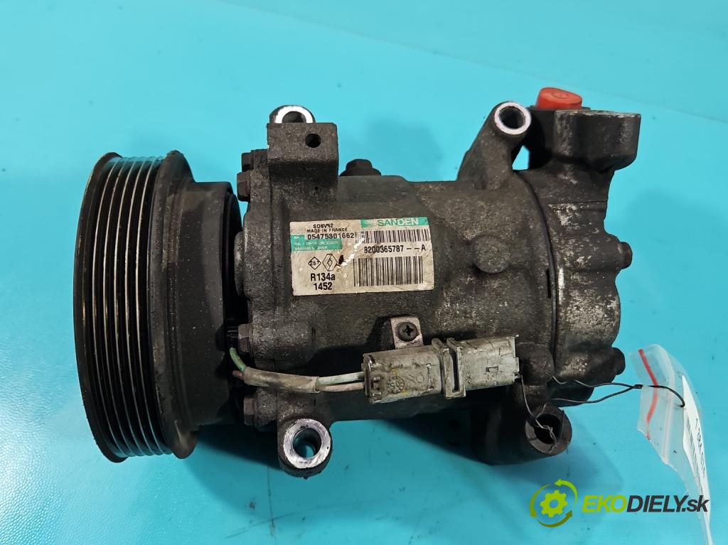 Renault Modus 1.5 dci 86 hp manual 63 kW 1461 cm3 5- Kompresor: klíma 8200365787 (Kompresory)