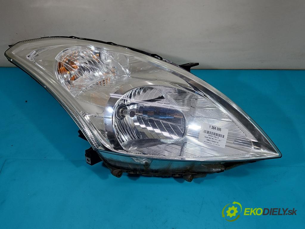 Suzuki Swift Mk7 2010-2017 1.2 16V 94 HP manual 69 kW 1242 cm3 5- Reflektor: pravý  (Pravé)