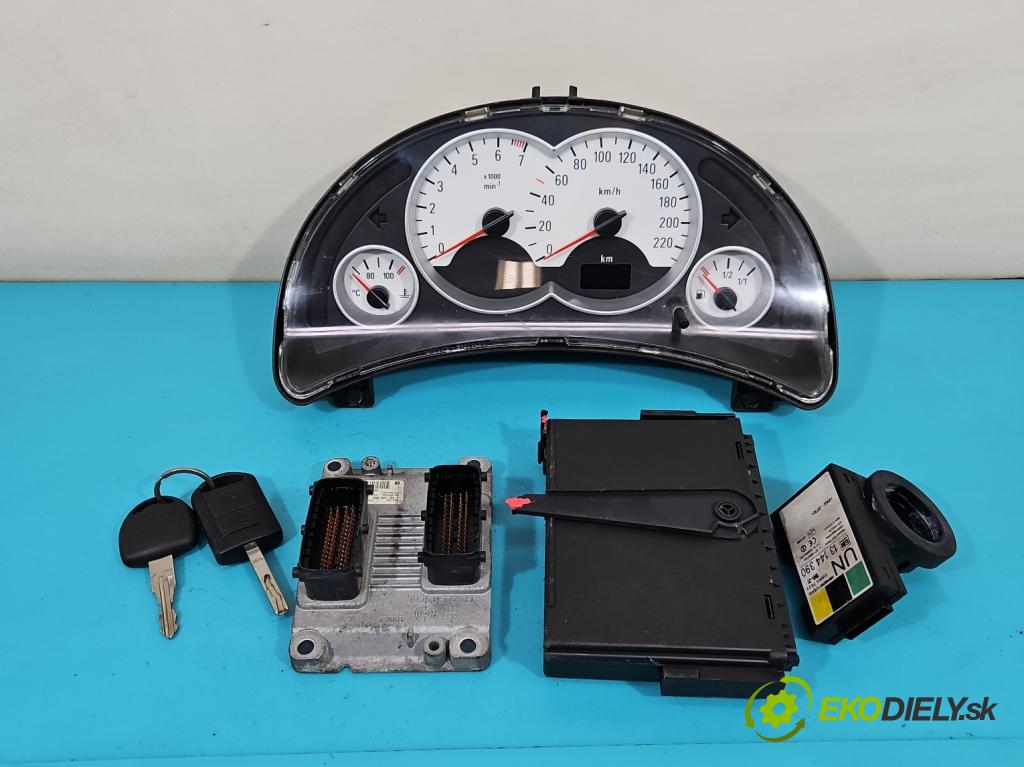 Opel Corsa C 2000-2006 1.2 16V 80 hp manual 59 kW 1229 cm3 5- řídící jednotka motoru 55352622