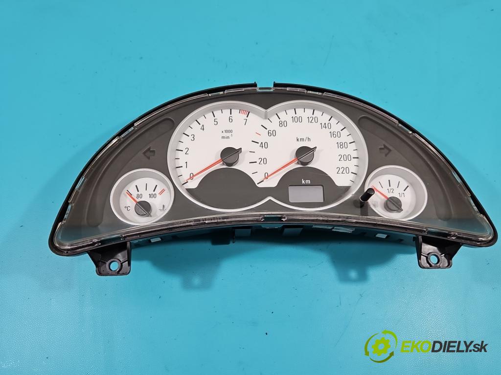 Opel Corsa C 2000-2006 1.2 16V 80 hp manual 59 kW 1229 cm3 5- řídící jednotka motoru 55352622