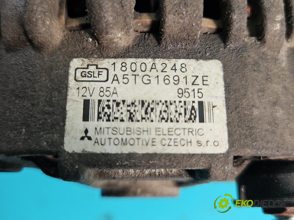 Mitsubishi Colt Z30 VI 2004-2012 1.1 12V 75 HP manual 55 kW 1124 cm3 3- Alternator A5TG1691ZE (Alternátory)