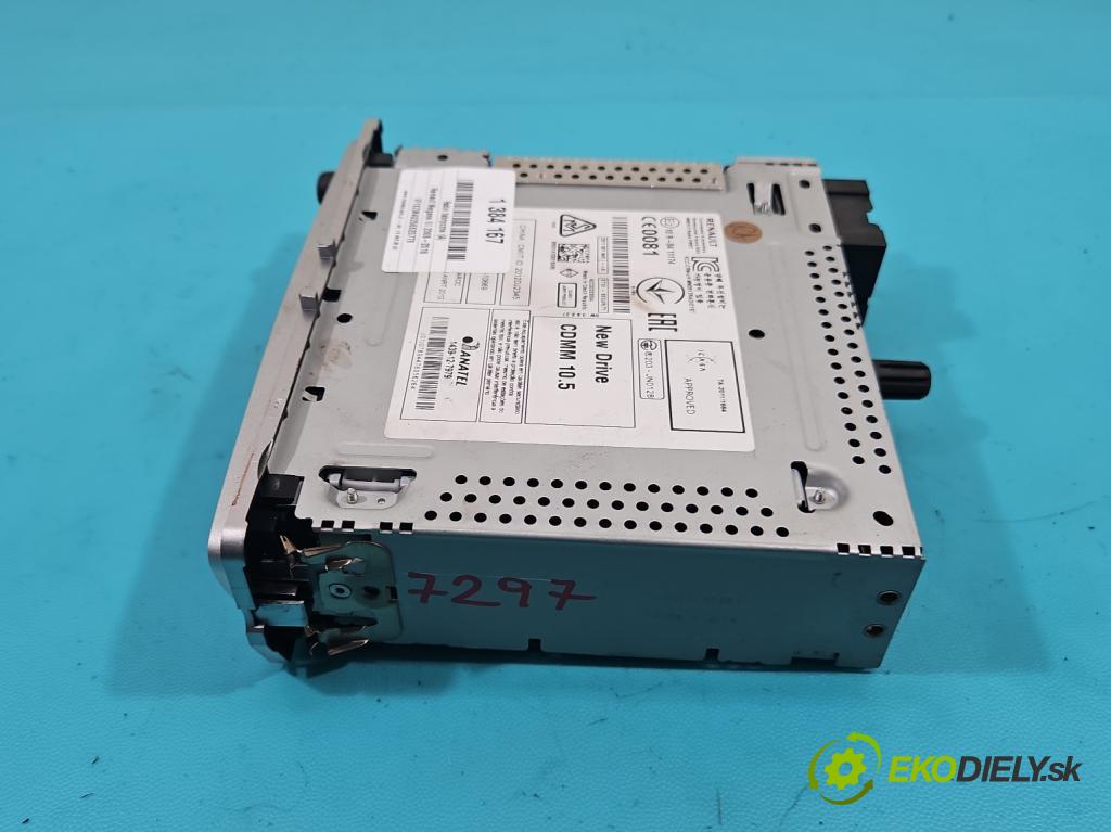 Renault Megane III 2008-2016 1.6 16V 110 HP manual 81 kW 1598 cm3 5- Radio originál 281159184R