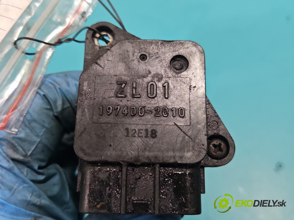 Mazda 6 I GG 2002-2007 2.3b 166 HP manual 122 kW 2261 cm3 4- průtokoměr: 197400-2010 (Váhy vzduchu)