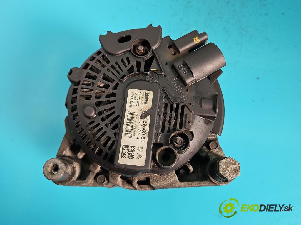Peugeot 508 2010-2018 2.0 hdi 140 HP manual 103 kW 1997 cm3 5- Alternator 9803750980 (Alternátory)