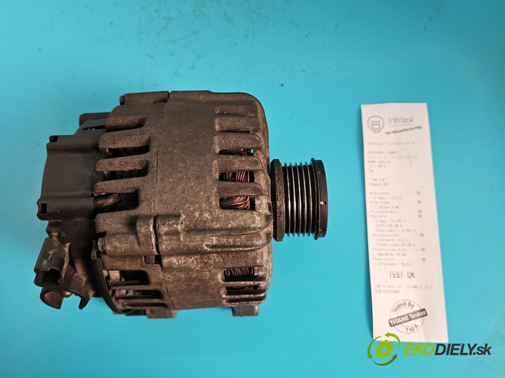 Peugeot 508 2010-2018 2.0 hdi 140 HP manual 103 kW 1997 cm3 5- Alternator 9803750980 (Alternátory)