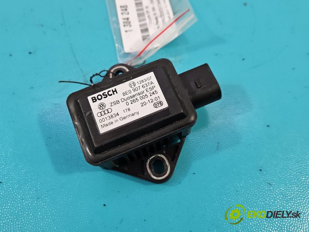 Vw Passat B5 1995-2005 2.0 8V 116 hp manual 85 kW 1984 cm3 5- snímač ESP 8E0907637A
