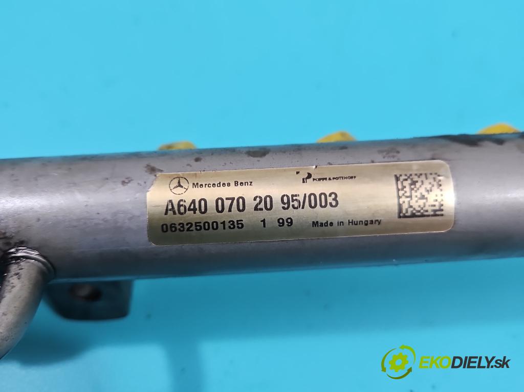 Mercedes B W245 2005-2011 2.0 cdi 109 HP manual 80 kW 1992 cm3 5- lišta vstrekovacia A6400702095 (Vstrekovacie lišty)