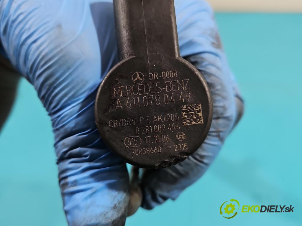 Mercedes B W245 2005-2011 2.0 cdi 109 HP manual 80 kW 1992 cm3 5- lišta vstrekovacia A6400702095 (Vstrekovacie lišty)
