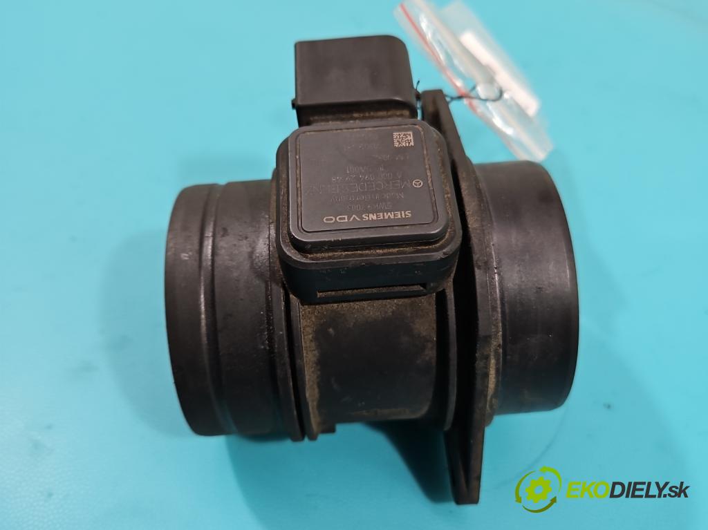 Mercedes B W245 2005-2011 2.0 cdi 109 HP manual 80 kW 1992 cm3 5- průtokoměr: 5WK97003 (Váhy vzduchu)