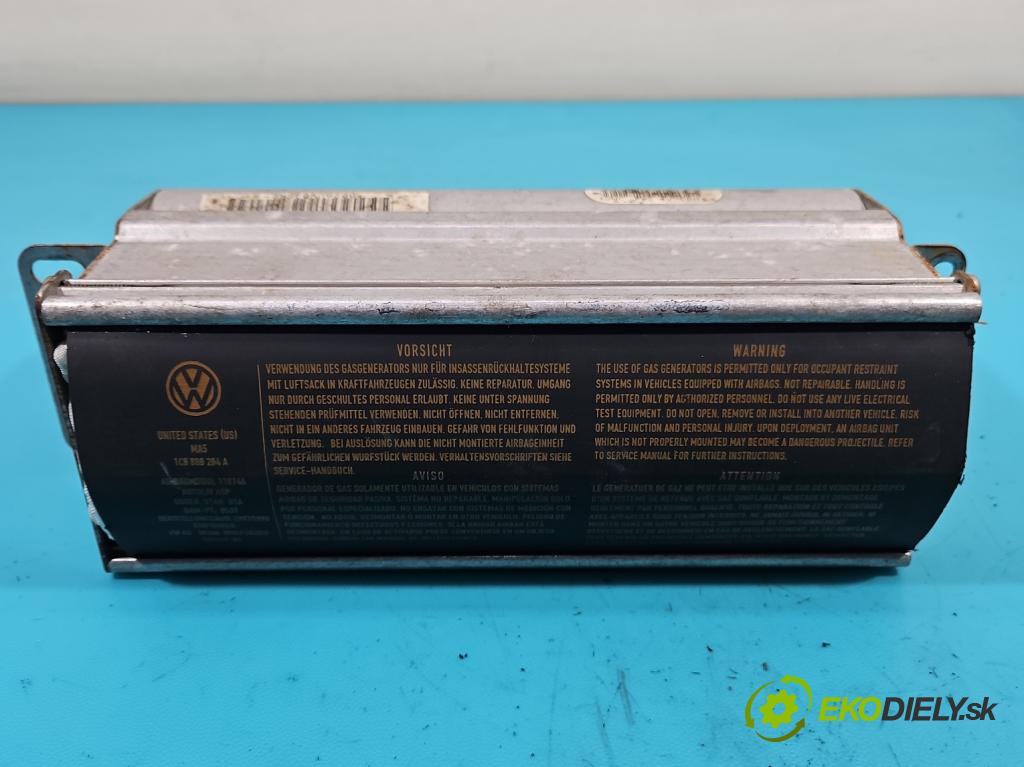 Vw New Beetle 1998-2010 2.0 8V 116 HP manual 85 kW 1984 cm3 3- airbag vzduch: spolujezdce: 1C0888284A (Airbag)