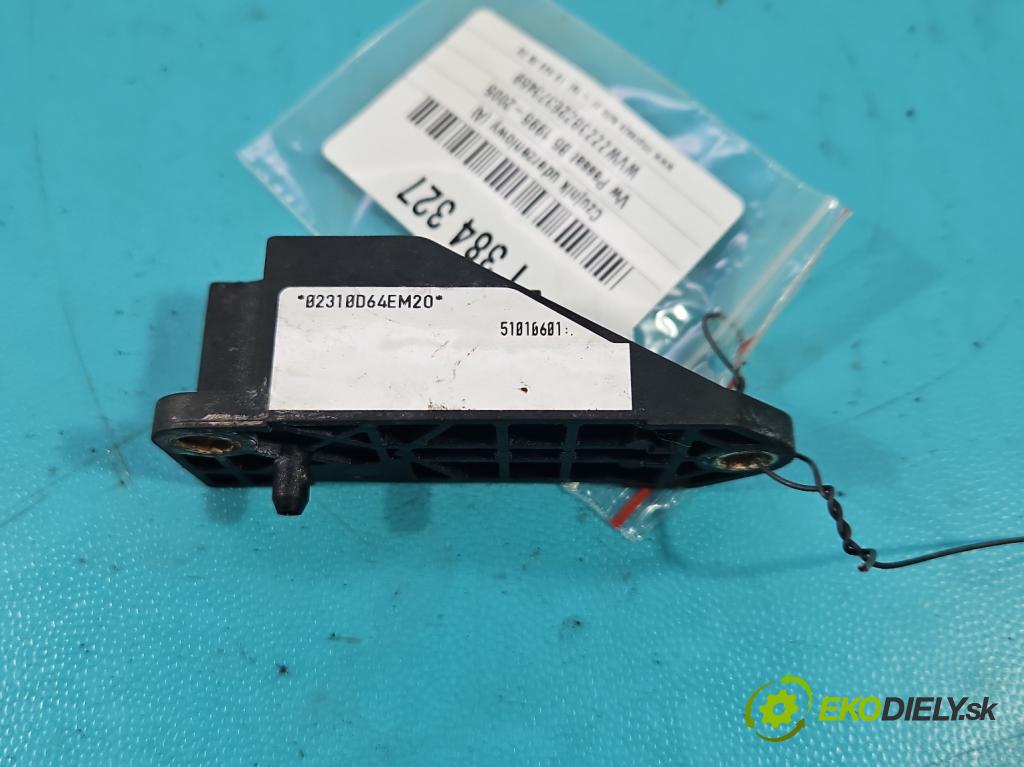 Vw Passat B5 1995-2005 2.0 8V 116 HP manual 85 kW 1984 cm3 5- snímač šokovat: 6Q0909606 (Snímače nárazu)