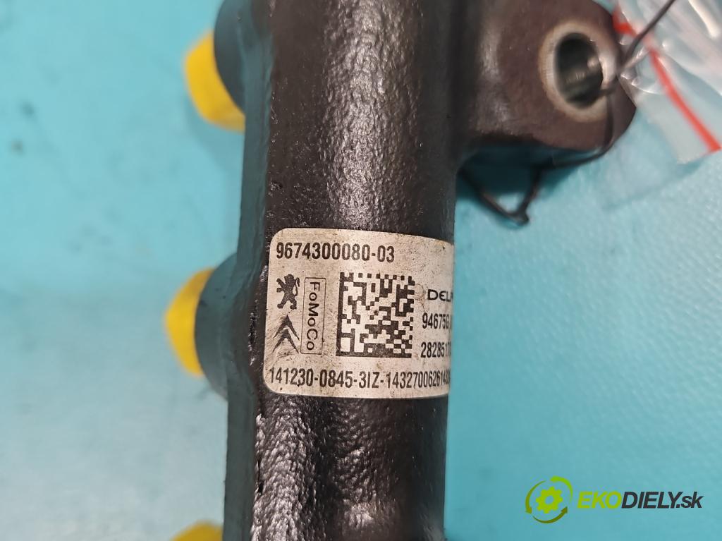 Peugeot 308 II 2013-2021 2.0 e-hdi 150 HP manual 110 kW 1997 cm3 5- lišta vstrekovacia 9674300080-03 (Vstrekovacie lišty)