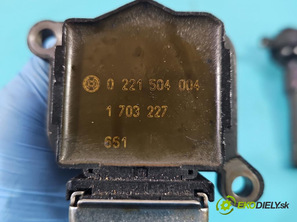 Bmw 5 E39 1996-2003 2.8 R6 193 HP manual 142 kW 2793 cm3 4- cievka zapaľovacia 0221504004 (Zapaľovacie cievky, moduly)