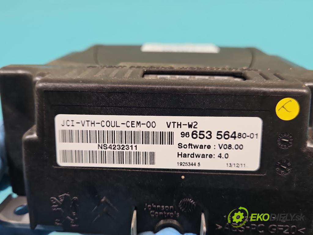 Peugeot 508 2010-2018 2.0 hdi 136 HP manual 100 kW 1997 cm3 4- Zobrazit: 9665356480 (Prístrojové dosky, displeje)