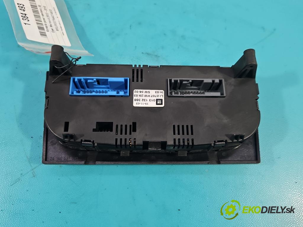 Opel Meriva A 2002-2010 1.7 cdti 101 HP manual 74 kW 1686 cm3 5- panel kúrenia 013132388