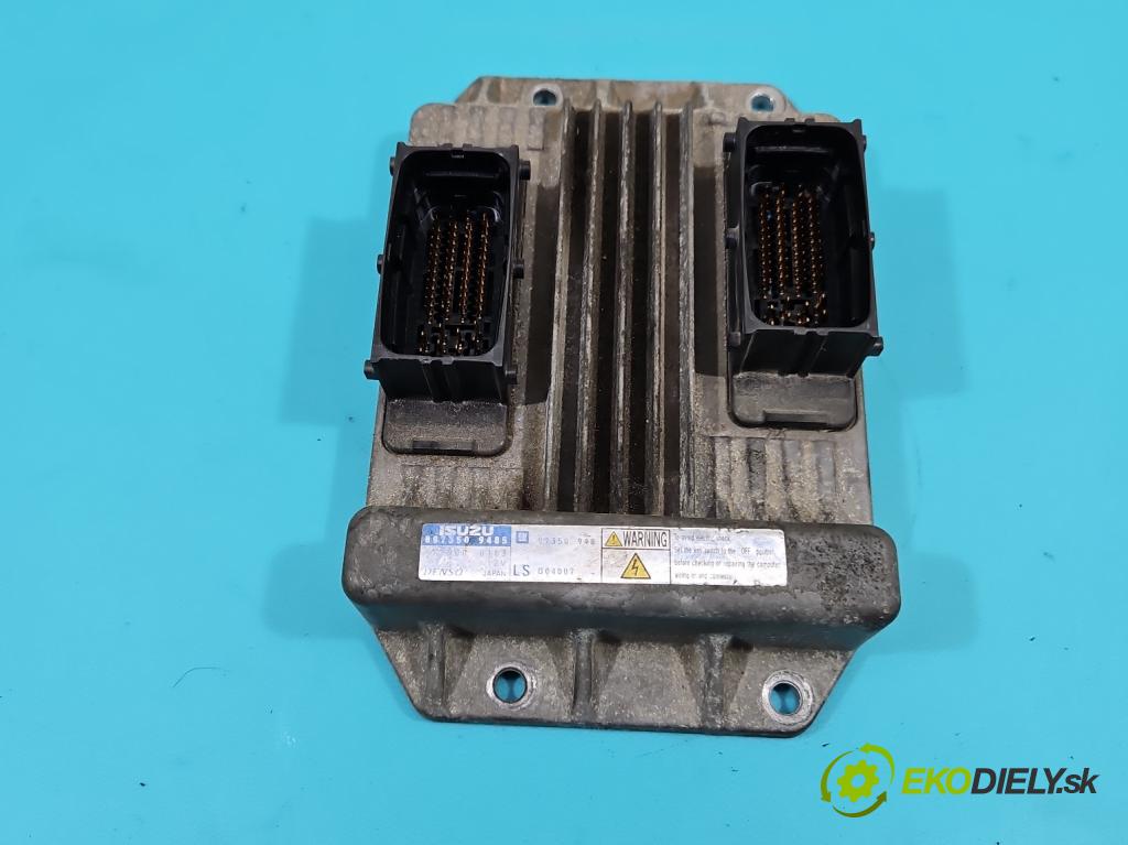 Opel Meriva A 2002-2010 1.7 cdti 101 hp manual 74 kW 1686 cm3 5- řídící jednotka motoru 897350-9485