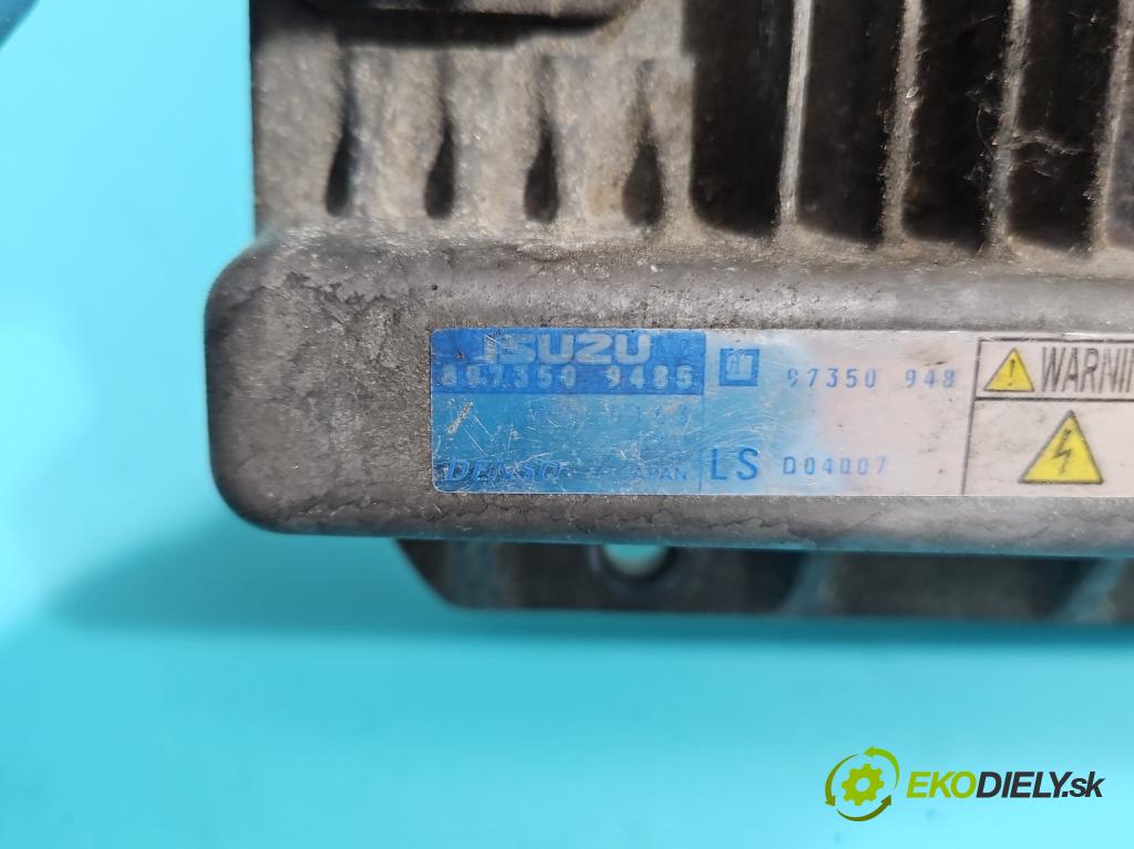 Opel Meriva A 2002-2010 1.7 cdti 101 hp manual 74 kW 1686 cm3 5- řídící jednotka motoru 897350-9485