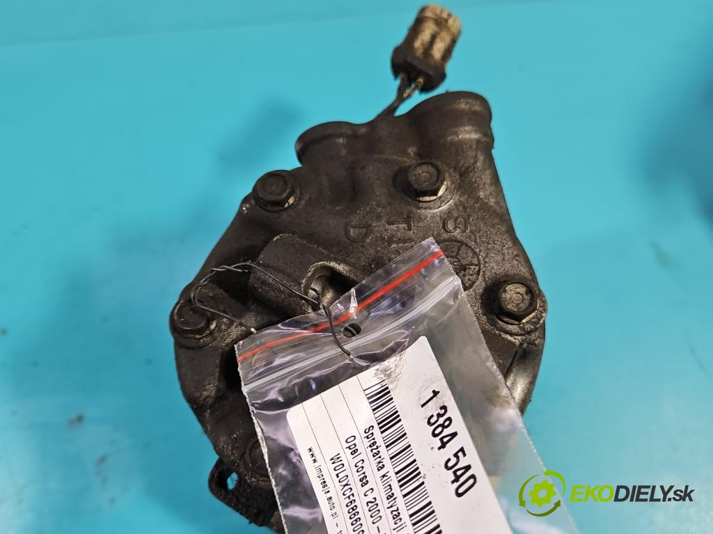 Opel Corsa C 2000-2006 1.2 16V 80 hp manual 59 kW 1229 cm3 5- Kompresor: klíma 24461719 (Kompresory)