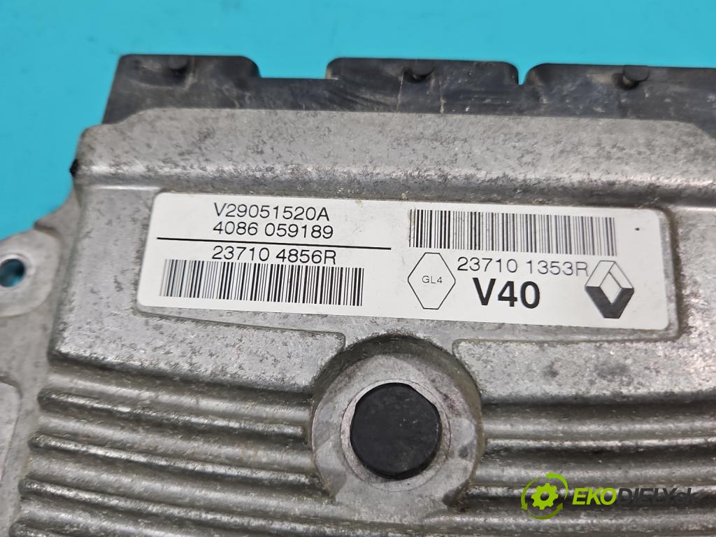 Renault Megane III 2008-2016 1.6 16V 110 hp manual 81 kW 1598 cm3 5- řídící jednotka motoru 237101353R