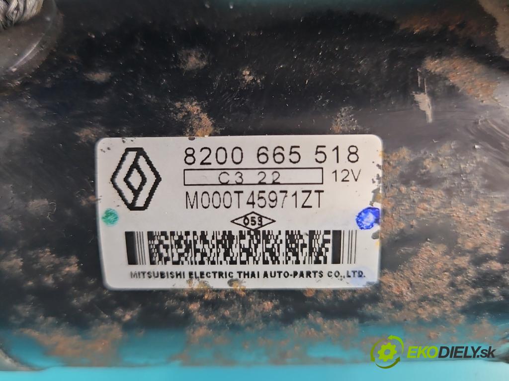 Renault Megane III 2008-2016 1.6 16V 110 HP manual 81 kW 1598 cm3 5- štartér 8200665518 (Štartéry)