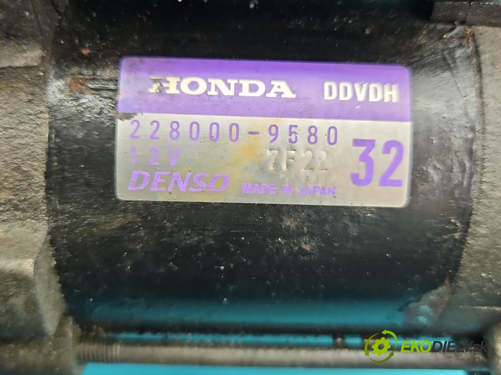 Honda Civic VII 2000-2006 1.4 16V 90 HP manual 66 kW 1396 cm3 5- štartér 228000-9580 (Štartéry)