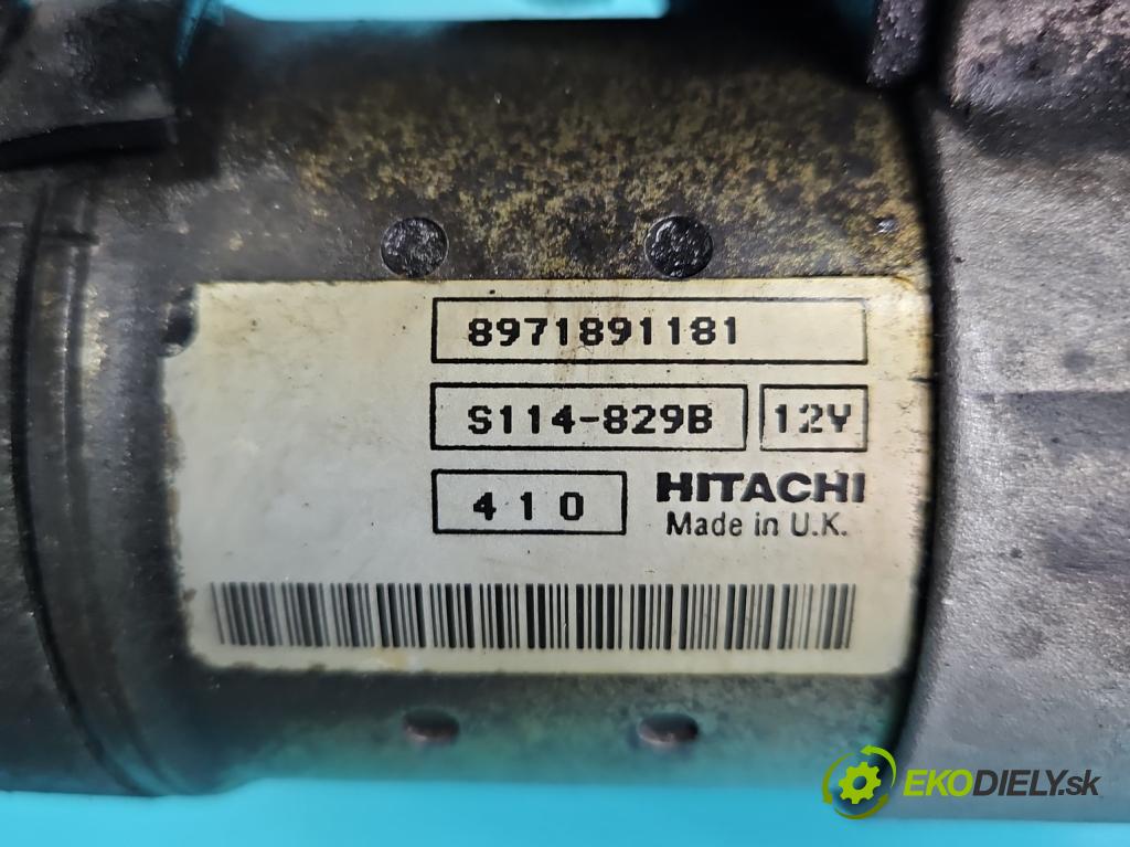 Opel Meriva A 2002-2010 1.7 cdti 101 HP manual 74 kW 1686 cm3 5- štartér 8971891181 (Štartéry)