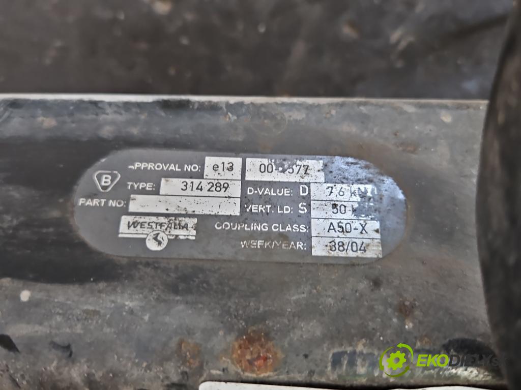 Opel Meriva A 2002-2010 1.7 cdti 101 hp manual 74 kW 1686 cm3 5- oko tažné  (Tažná zařízení)