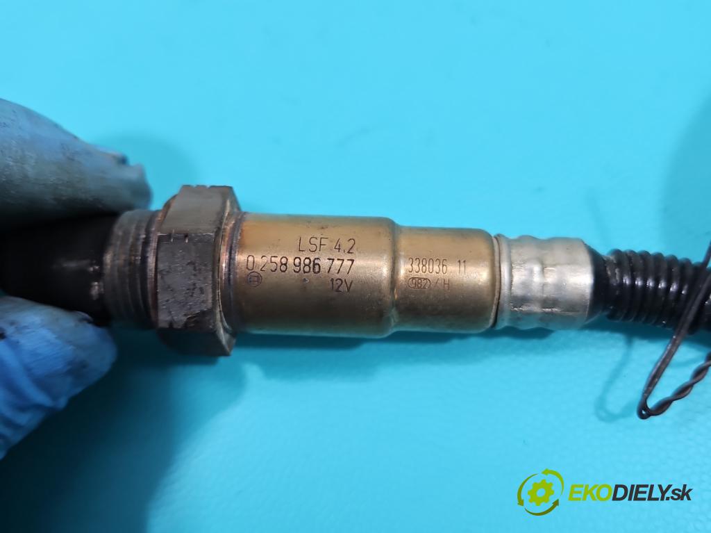 Volvo S40 II 2004-2012 1.8 16V 125 HP manual 92 kW 1798 cm3 4- Sonda lambda 0258986777 (Lambda sondy)