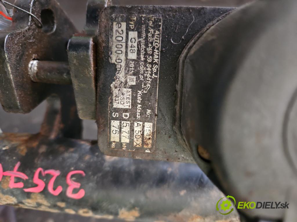 Renault Modus 1.5 dci 86 hp manual 63 kW 1461 cm3 5- oko tažné  (Tažná zařízení)