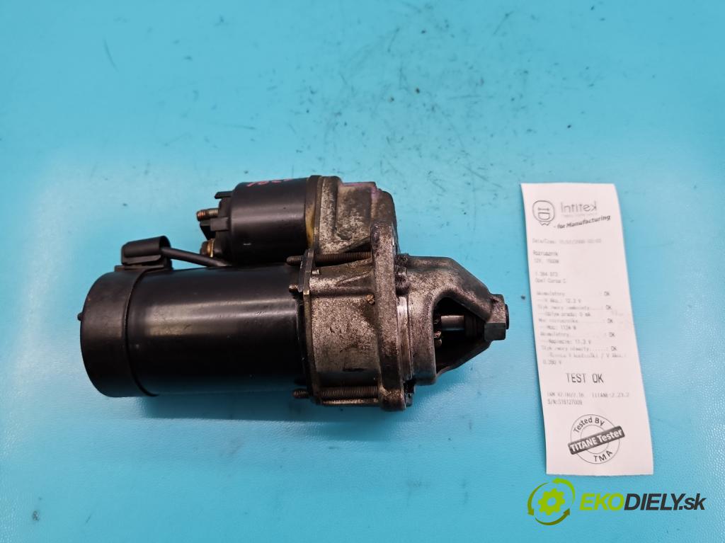 Opel Corsa C 2000-2006 1.2 16V 75 HP manual 55 kW 1199 cm3 3- štartér D6RA162 (Štartéry)