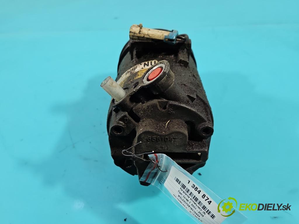 Opel Corsa C 2000-2006 1.2 16V 75 hp manual 55 kW 1199 cm3 3- Kompresor: klíma 09132918 (Kompresory)