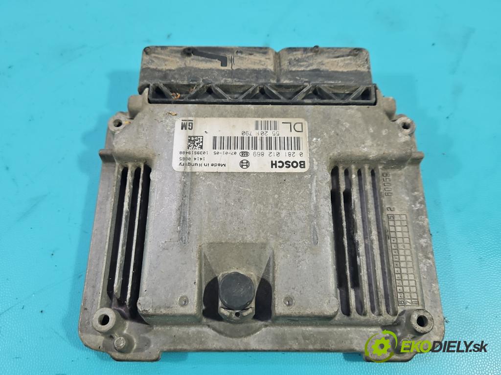 Opel Vectra C 2002-2008 1.9 cdti (Z19DT) 120 hp manual 88 kW 1910 cm3 4- řídící jednotka motoru 0281012869