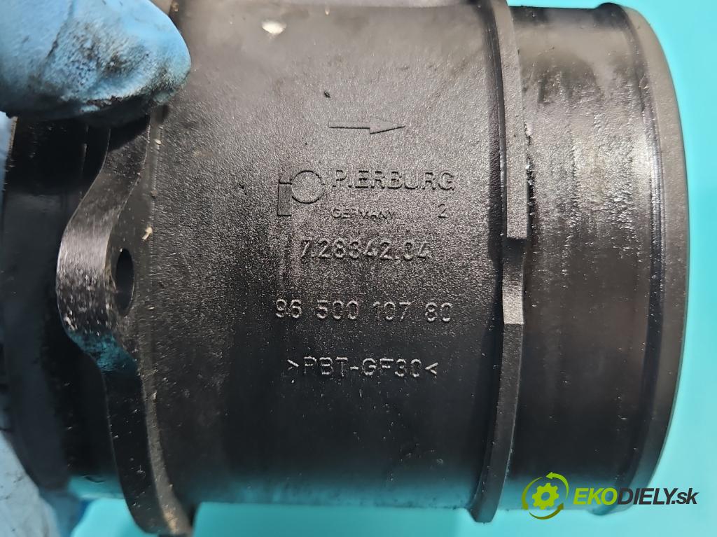 Ford C-Max I 2003-2010 1.6 tdci 109 HP manual 80 kW 1560 cm3 5- průtokoměr: 9650010780 (Váhy vzduchu)