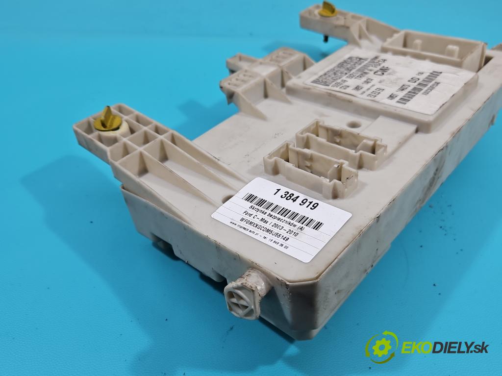 Ford C-Max I 2003-2010 1.6 tdci 109 hp manual 80 kW 1560 cm3 5- skříňka pojistková 4M5T-14A073-DD (Pojistkové skříňky)