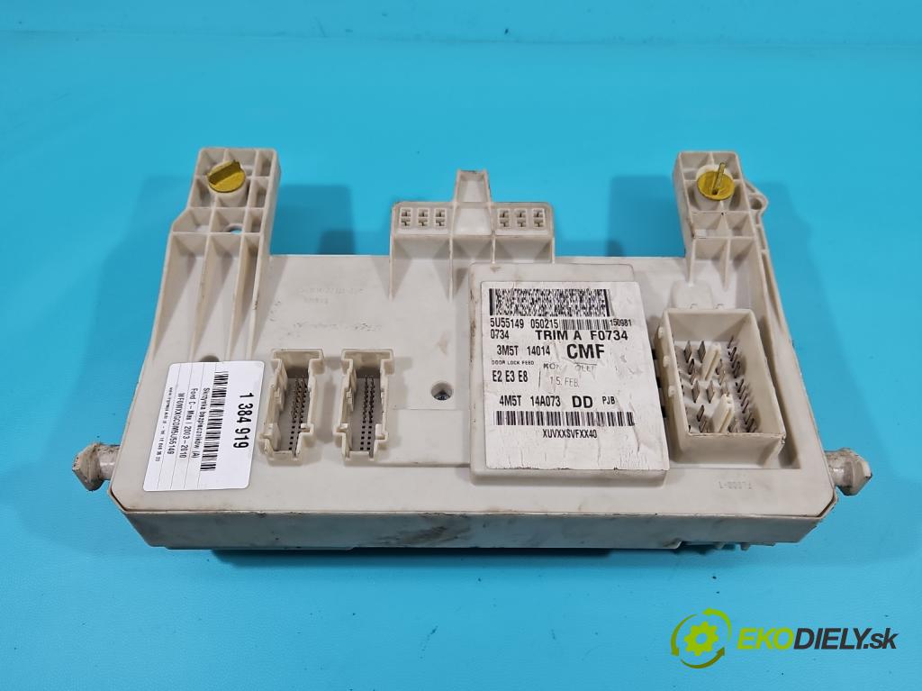 Ford C-Max I 2003-2010 1.6 tdci 109 hp manual 80 kW 1560 cm3 5- skříňka pojistková 4M5T-14A073-DD (Pojistkové skříňky)