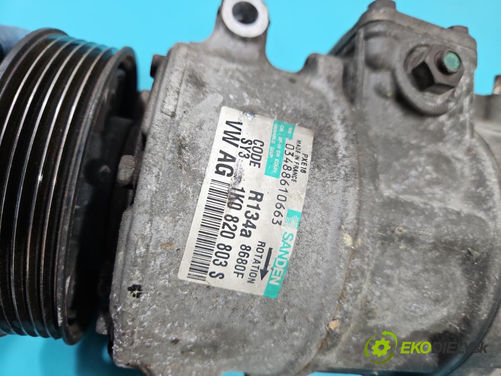 Vw Touran I 2003-2015 1.9 tdi 105 hp manual 77 kW 1896 cm3 5- Kompresor: klíma 1K0820803S (Kompresory)