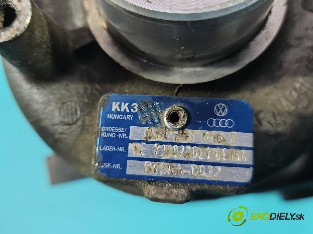 Vw Touran I 2003-2015 1.9 tdi 105 hp manual 77 kW 1896 cm3 5- Turbodmychadlo BV39A-0022 (Turbodúchadla (kompletní))